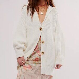 Free People Swim Too Deep Cardigan Sweater- Small NWOT